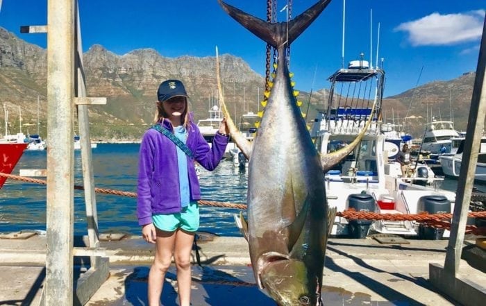 88 KG Yellowfin Tuna Fishing Hout Bay Hooked On Africa Deep Sea Fishing Cape Town 1
