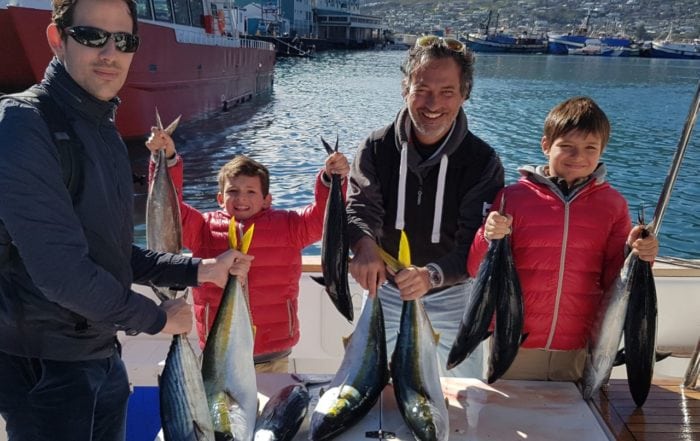 yellowtail and katonkel fishing hout bay cape town deep sea fishing 1c