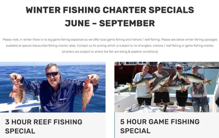 winter fishing specials cape town deep sea fishing 1