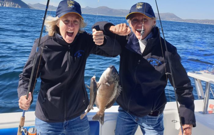 hottentot seabream fishing hout bay - cape town inshore fishing reef fishing