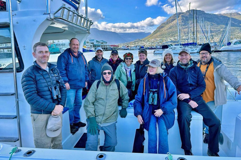 pelagic birding tours cape town pelagic birding trip Deep sea fishing charter boat used for pelagic birding tours off Cape Town
